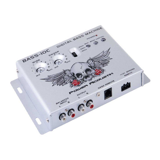 Power Acoustik BASS-10C Digital Bass Reconstruction Processor w/ Remote Gain