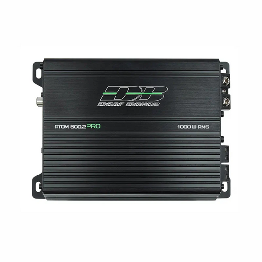 Deaf Bonce ATOM-500.2 PRO 2-Channel 500W x 2 @ 1-Ohm Class-D Car Audio Amplifier