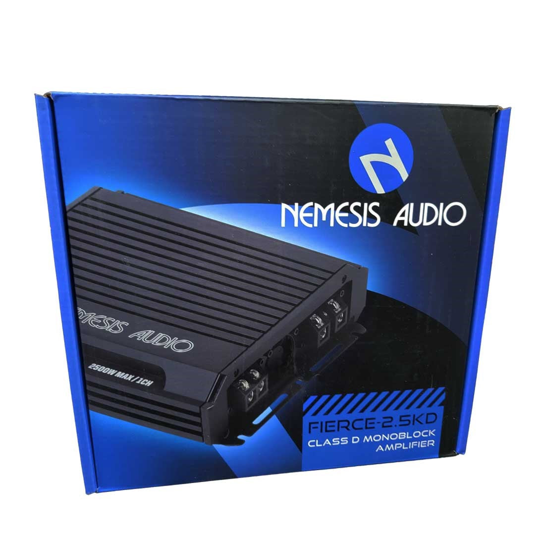 Nemesis Audio FIERCE-2.5KD 1-CH Monoblock 2500 Watts Max Class-D Car Amplifier
