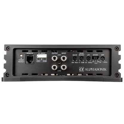 Alphasonik NA1000.2 Neuron Series 2-Channel 1000W Max Class-A/B Car Amplifier