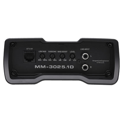 Autotek MM-3025.1D 3000W Max 1-CH Monoblock Class-D Car Audio Compact Amplifier