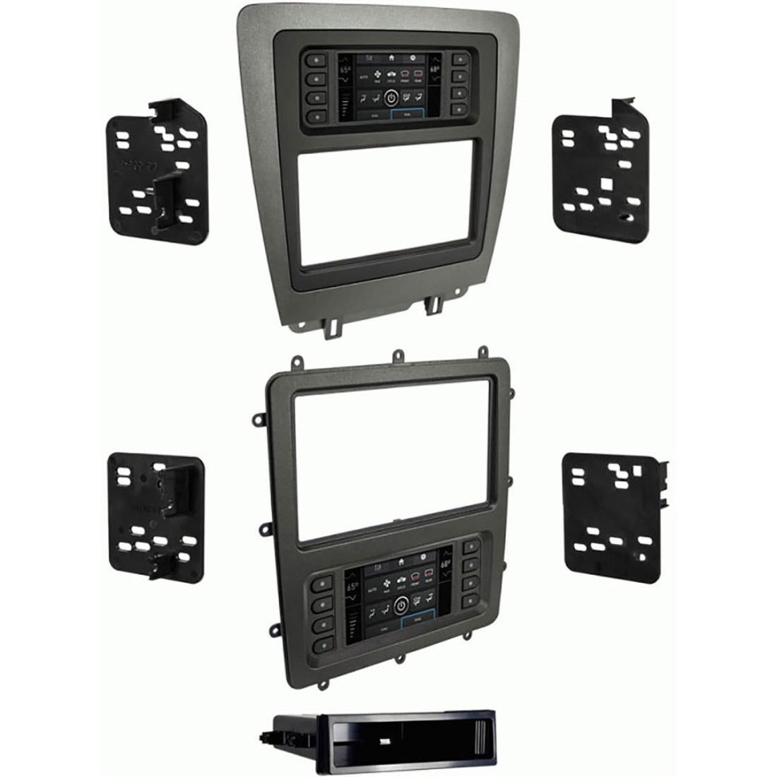 Metra 99-5839CH 1-2-DIN Radio Installation Dash Kit for 2010-2014 Ford Mustang