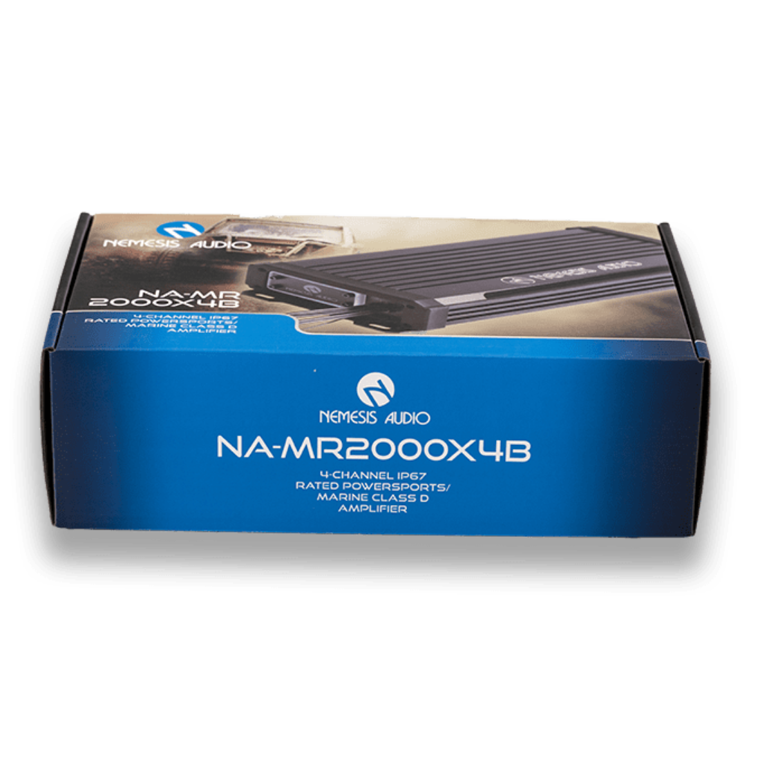 Nemesis Audio NA-MR2000X4B 4-Channel 250W RMS x 4 @ 2-Ohm IP67 Marine Amplifier