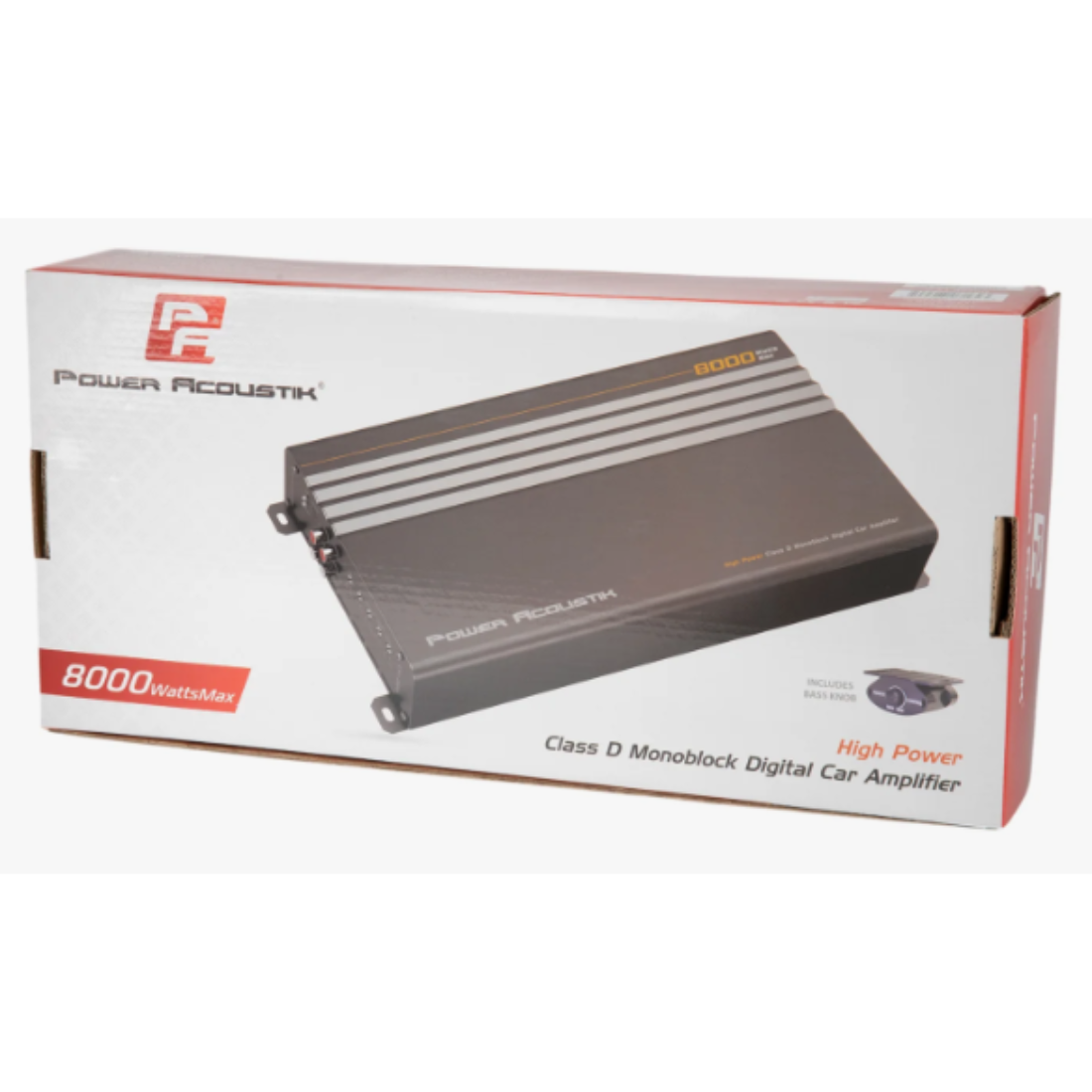 Power Acoustik CA1-8000D 1-CH Monoblock 8000W Max Class-D Car Audio Amplifier
