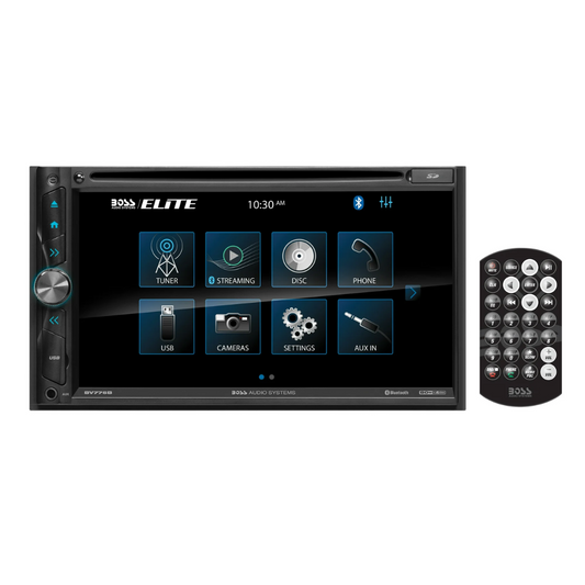 Boss Audio BV775B 2-DIN 6.95" Touchscreen CD/DVD/Bluetooth Multimedia Receiver