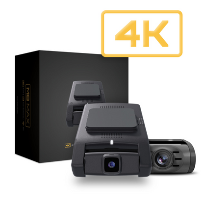 Momento M8 Pro MD-8400 3-Channel 4K UHD Front & Rear Dash Camera w/ Built-in GPS
