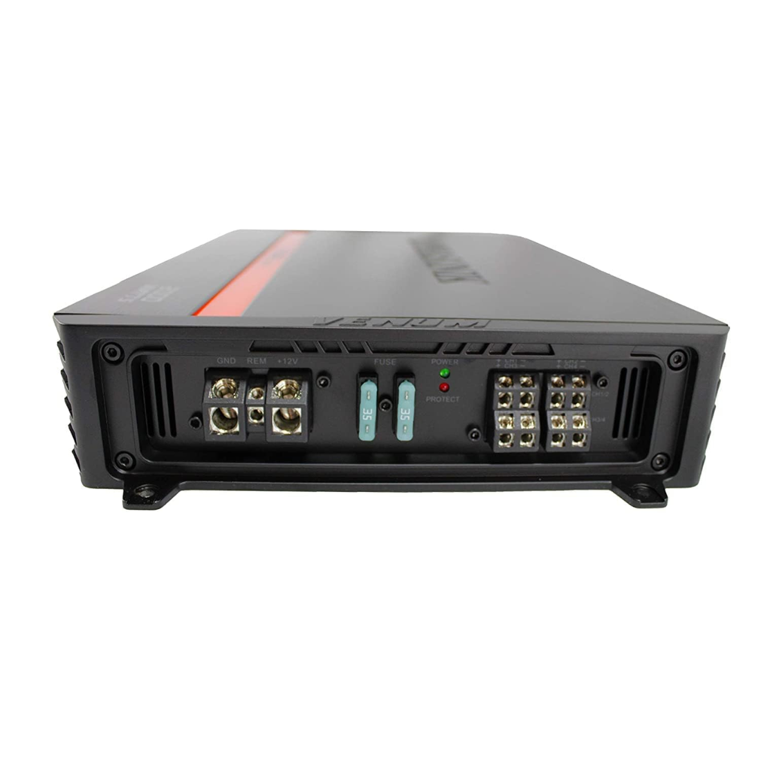 Alphasonik V1000.4 4-Channel 2000W Class-AB 4-Way Protection Circuitry Amplifier