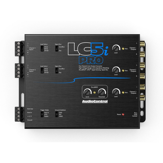AudioControl LC5i PRO 5 Channel Line Out Converter with AccuBASS & Dash Remote