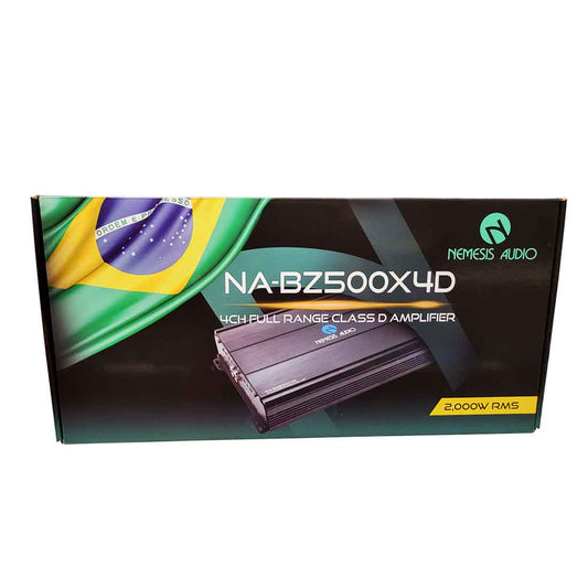 Nemesis Audio NA-BZ500X4D 4-Channel 2000W RMS Class-D Full-Range Amplifier