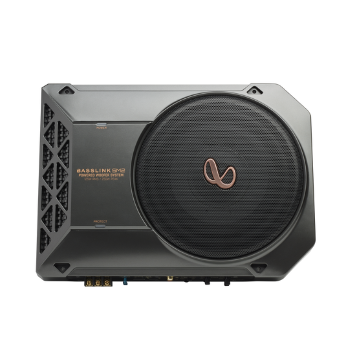 Infinity BASSLINK SM2 8" Shallow-Profile Powered Underseat Subwoofer w/ 125W Amp