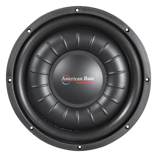 American Bass HAWK1044SL SLIM 10" 1500W Max Dual 4-Ohm Voice Coil DVC Subwoofer