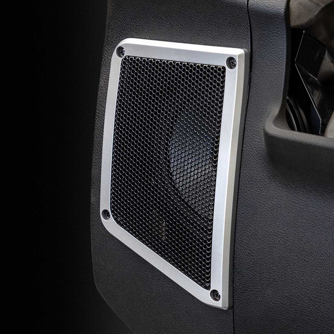 Heise JP-1018 Lower Dash Speaker Grille Cut-ins - Fits Select Jeep 2018-2023