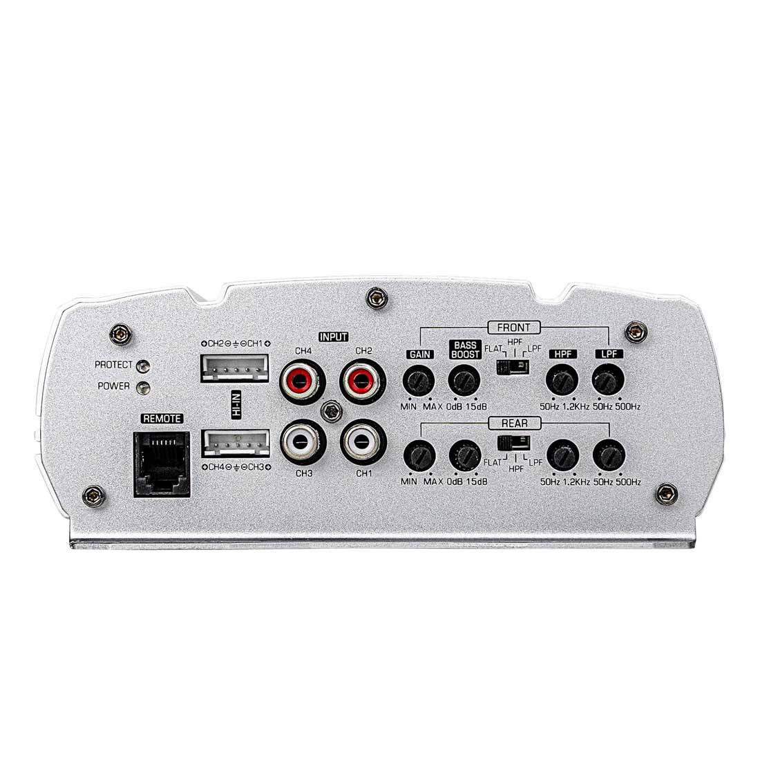 Audiopipe APMRQ-4095 4-Channel 1300W Peak Class-A/B Mini Design Marine Amplifier