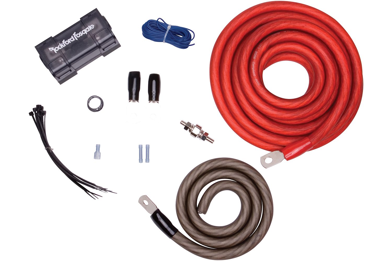 ROCKFORD FOSGATE RFK1 1/0 AWG Power AMPLIFIER KIT