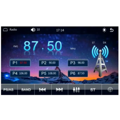 Xelon Audio XA-M728CP 6.5" 2-DIN Car Stereo In-Dash Mechless Multimedia Receiver