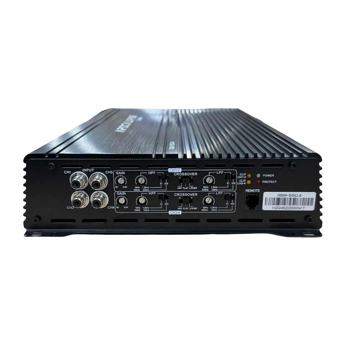 Deaf Bonce Apocalypse ASA-550.4 4-Channel 550W RMS x 4 @ 1-Ohm Class-D Amplifier