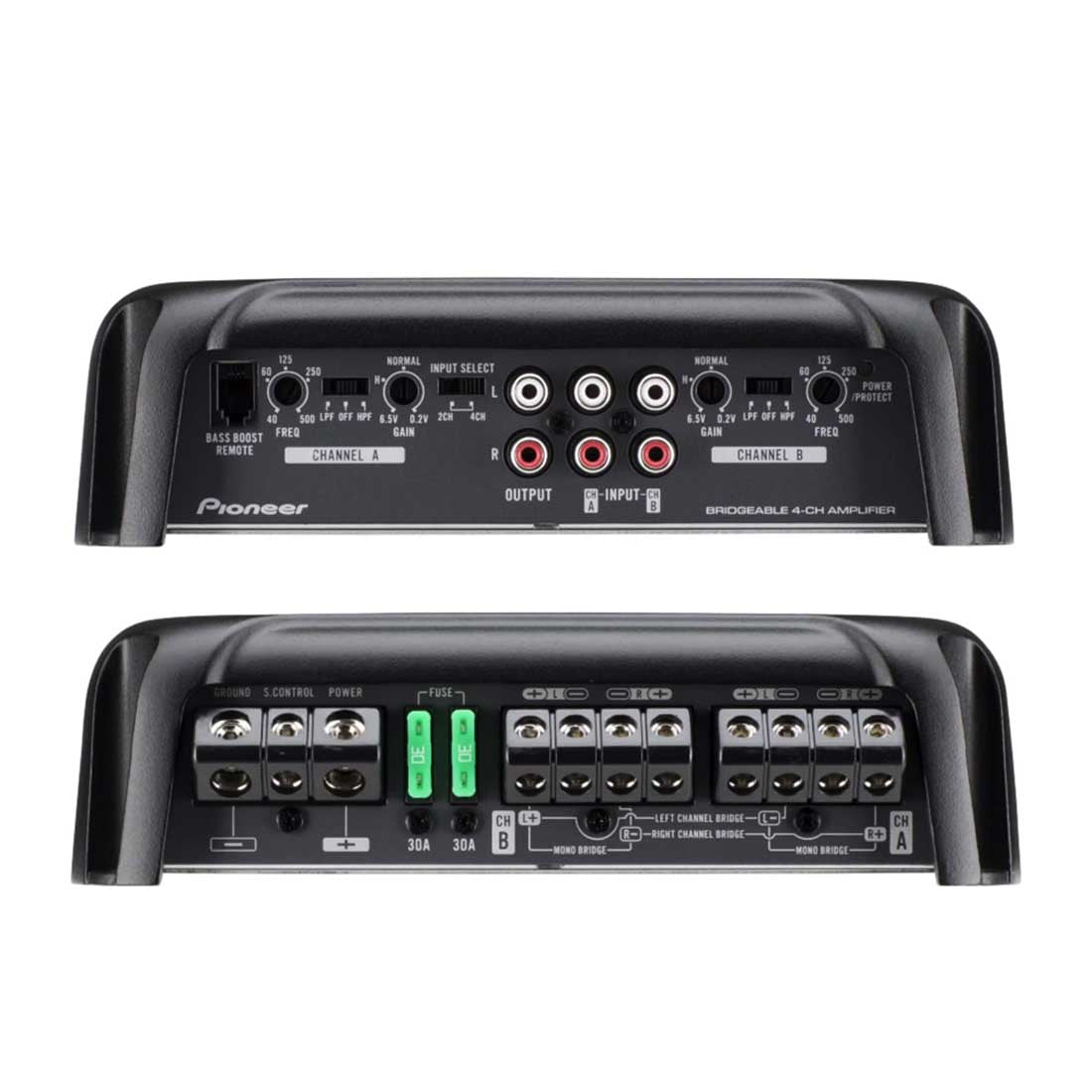 Pioneer GM-D8704 1200W Max 4-Channel Class FD Stereo Car Audio Amplifier