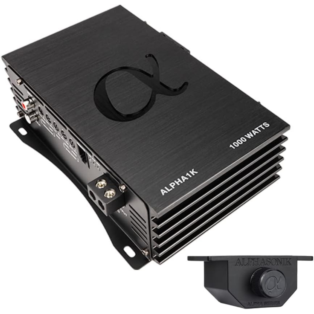 Alphasonik ALPHA1K 1-CH Monoblock 1000W RMS Class-D Full Range Car Amplifier