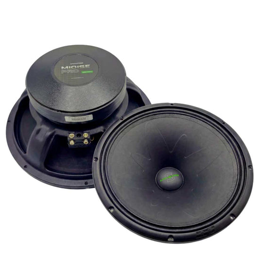 Deaf Bonce AP-M101SE PRO 10" 600W Max 4-Ohm Car Audio Midrange Speakers (Pair)