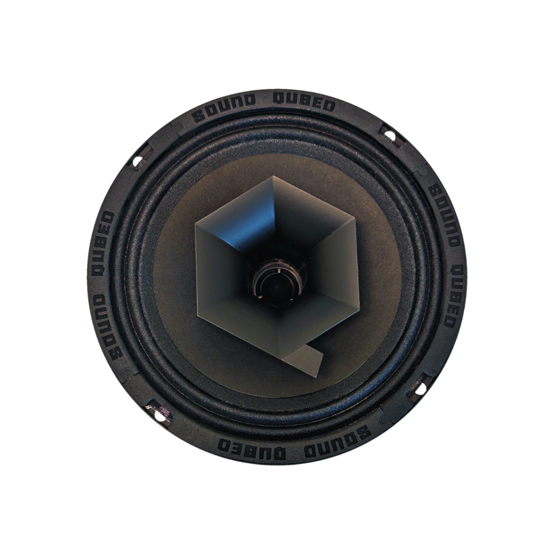 SoundQubed BGS-CX64SL 6.5" 300W Max 4-Ohm Car Coaxial Slim Loudspeaker (Single)