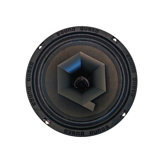 SoundQubed BGS-CX64SL 6.5" 300W Max 4-Ohm Car Coaxial Slim Loudspeaker (Single)