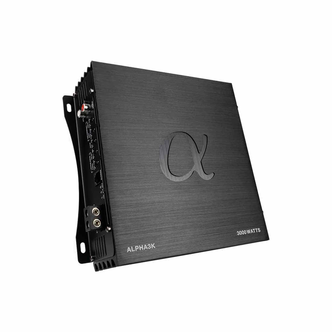 Alphasonik ALPHA3K 1-CH Monoblock 3000 Watts Class-D Full-Range Car Amplifier