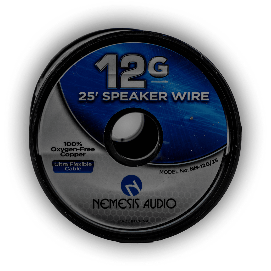 Nemesis Audio NM-12G/25 12-Gauge 100% Oxygen-Free Copper Speaker Wire 25FT