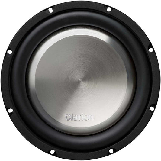 Clarion WF2520D 10" 1000W Max Dual 4-Ohm Voice Coil Shallow-Mount Car Subwoofer