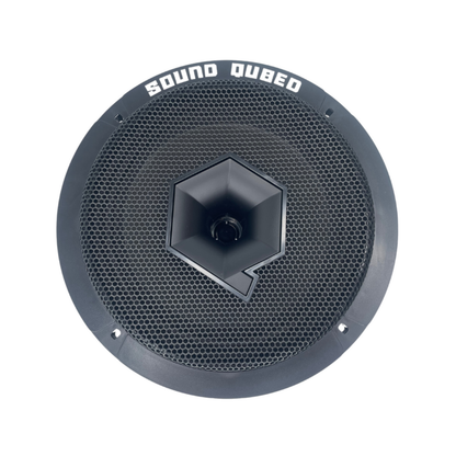 SoundQubed BGS-CX84SL 8" 400W Max 4-Ohm Car Coaxial Slim Loudspeaker (Single)