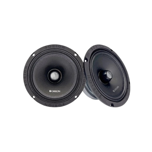 Orion CM652 6.5" 1000W Peak 2-Ohm 1.5" Voice Coil Car Midrange Speakers (Pair)
