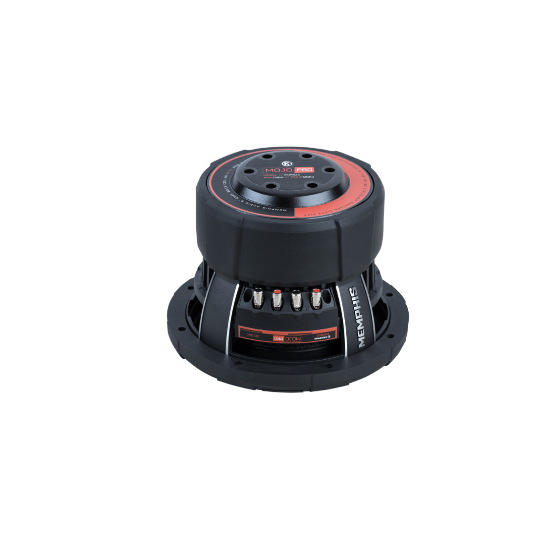 Memphis Audio MJP844 MOJO Pro 8" 1500W Peak Dual 4-Ohm Voice Coil Car Subwoofer
