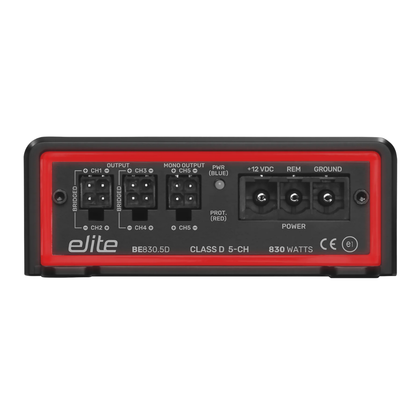 Boss Elite BE830.5D 5-Channel 830 Watts RMS Class-D Full-Range Car Amplifier