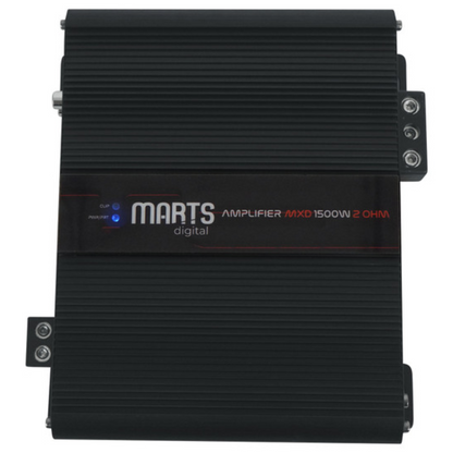 Marts Digital MXD 1500 2 Ohm Monoblock 1500W Class-D Full Range Car Amplifier