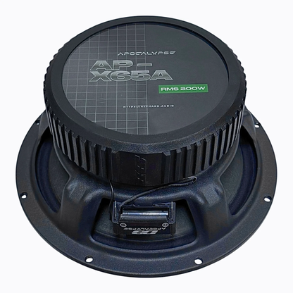 Deaf Bonce Apocalypse AP-X65A 6.5" 400W Max 4-Ohm Car Coaxial Speakers (Pair)