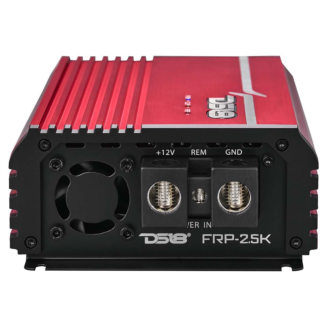 DS18 FRP-2.5K/RD 1-CH 2500W RMS@1-Ohm Class-D Compact Full-Range Amplifier RED
