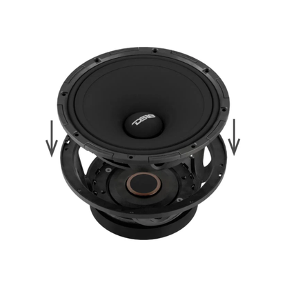 DS18 PROJECT360.84 8" 600W Max 4-Ohms Rotating Cone Ferrite Mid-High Loudspeaker