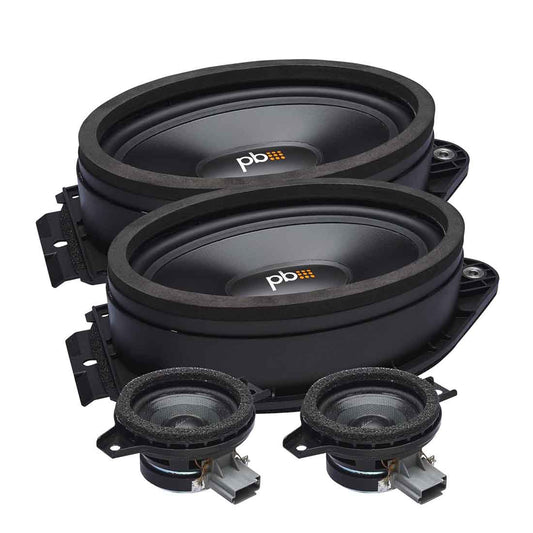 PowerBass OE69C-GM 6 x 9" 120W Max 4-Ohm Component Speaker System for Chevy/GMC