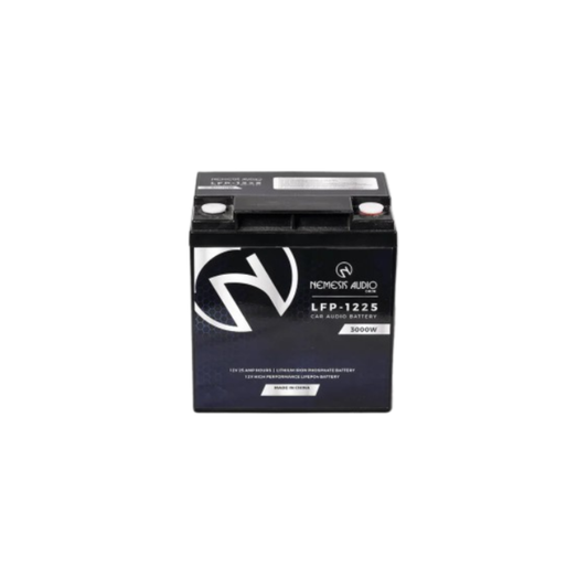 Nemesis Audio LFP-1225 12V 25Ah 3000W LiFePO4 Car Audio Lithium Battery