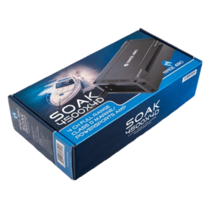 Nemesis Audio SOAK-3800X5D 5-CH 3800W Max Class-D Full-Range Marine Amplifier