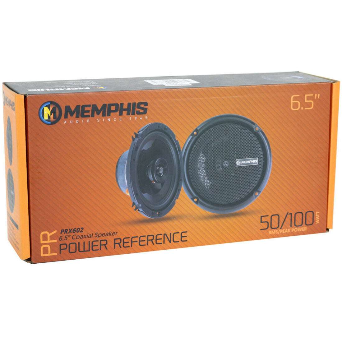 Memphis Audio PRX602 6.5" 2-Way 100W Max Coaxial Speakers w/ Swivel Tweeters