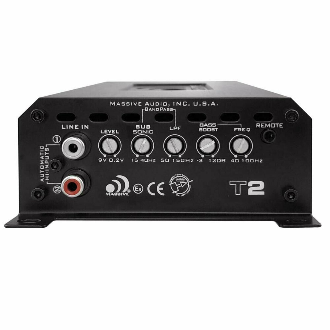 Massive Audio T2 - 800 Watts @ 1 Ohm Mono Block Amplifier