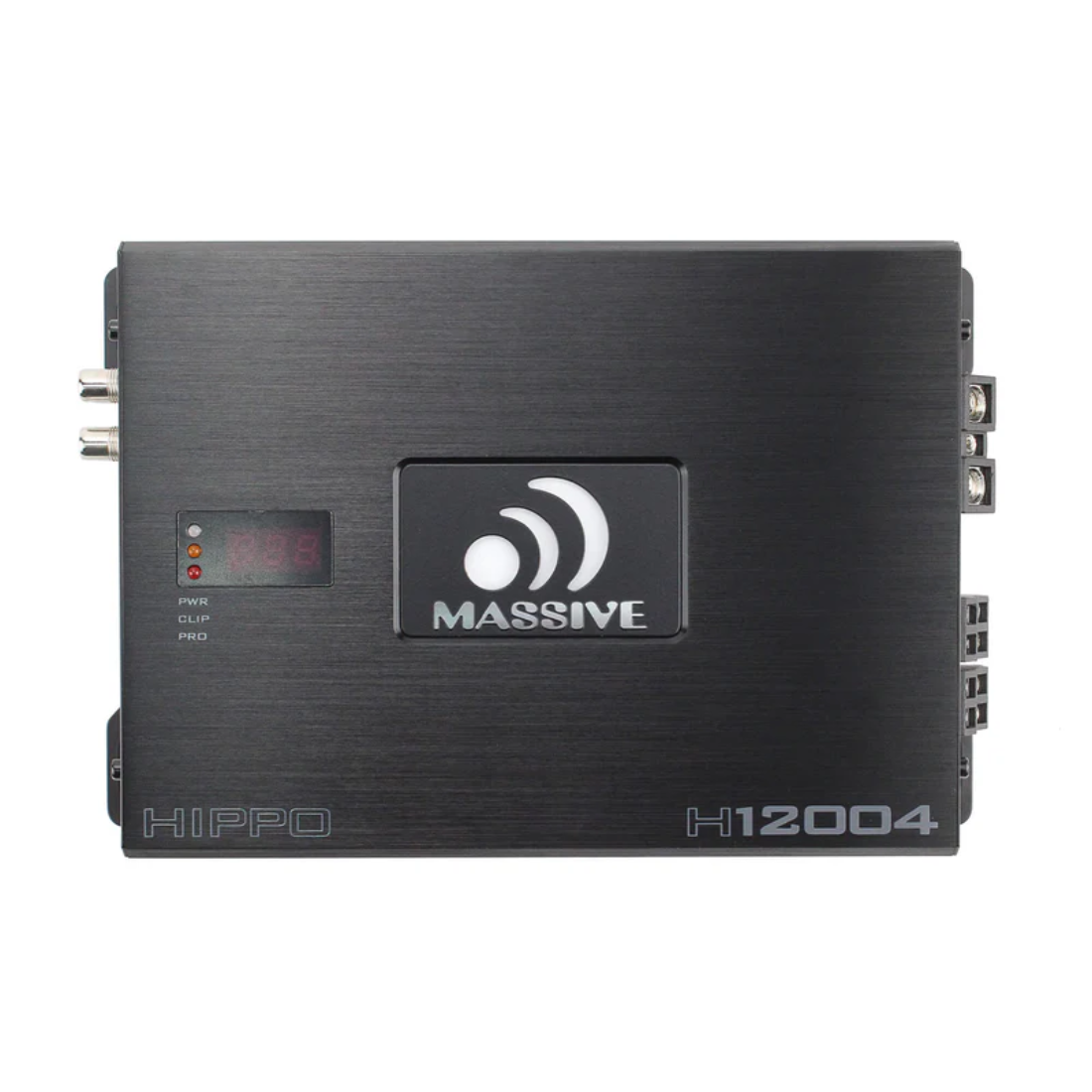 Massive Audio H12004 4-Channel 200W RMS x 4 @ 4-Ohm Full-Range Digital Amplifier