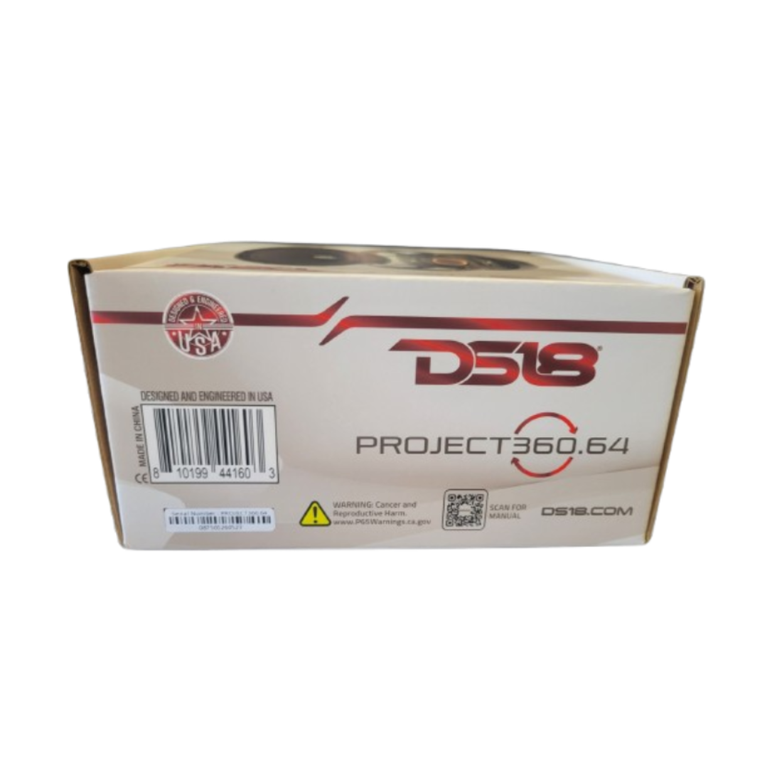 DS18 PROJECT360.64 6.5" 600W Max 4Ohm Rotating Cone Ferrite Mid-High Loudspeaker