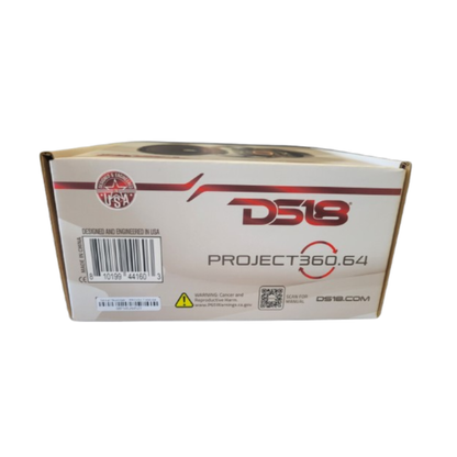 DS18 PROJECT360.64 6.5" 600W Max 4Ohm Rotating Cone Ferrite Mid-High Loudspeaker