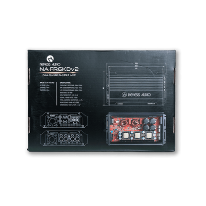 Nemesis Audio NA-FR6KDV2 6110W RMS 1-Ohm Stable Class-D Full-Range Amplifier