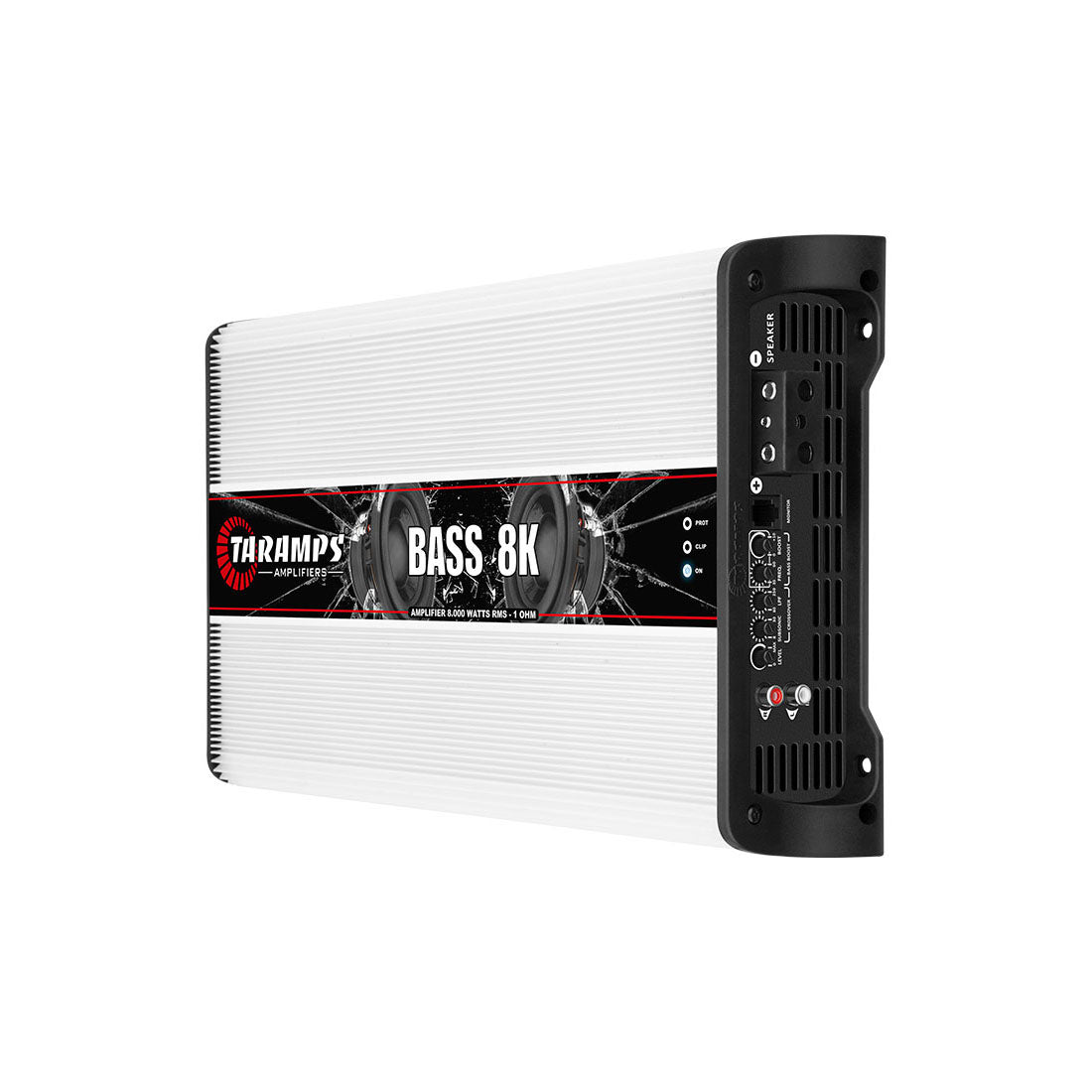 Taramps BASS 8K 1-CH Monoblock 8000W RMS 1-Ohm Class-D Car Audio Amplifier
