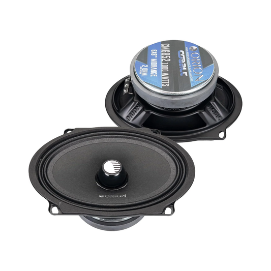 Orion CM6852 5x7/6x8" 1000W Peak 2-Ohm Car Audio Midrange Speakers (Pair)