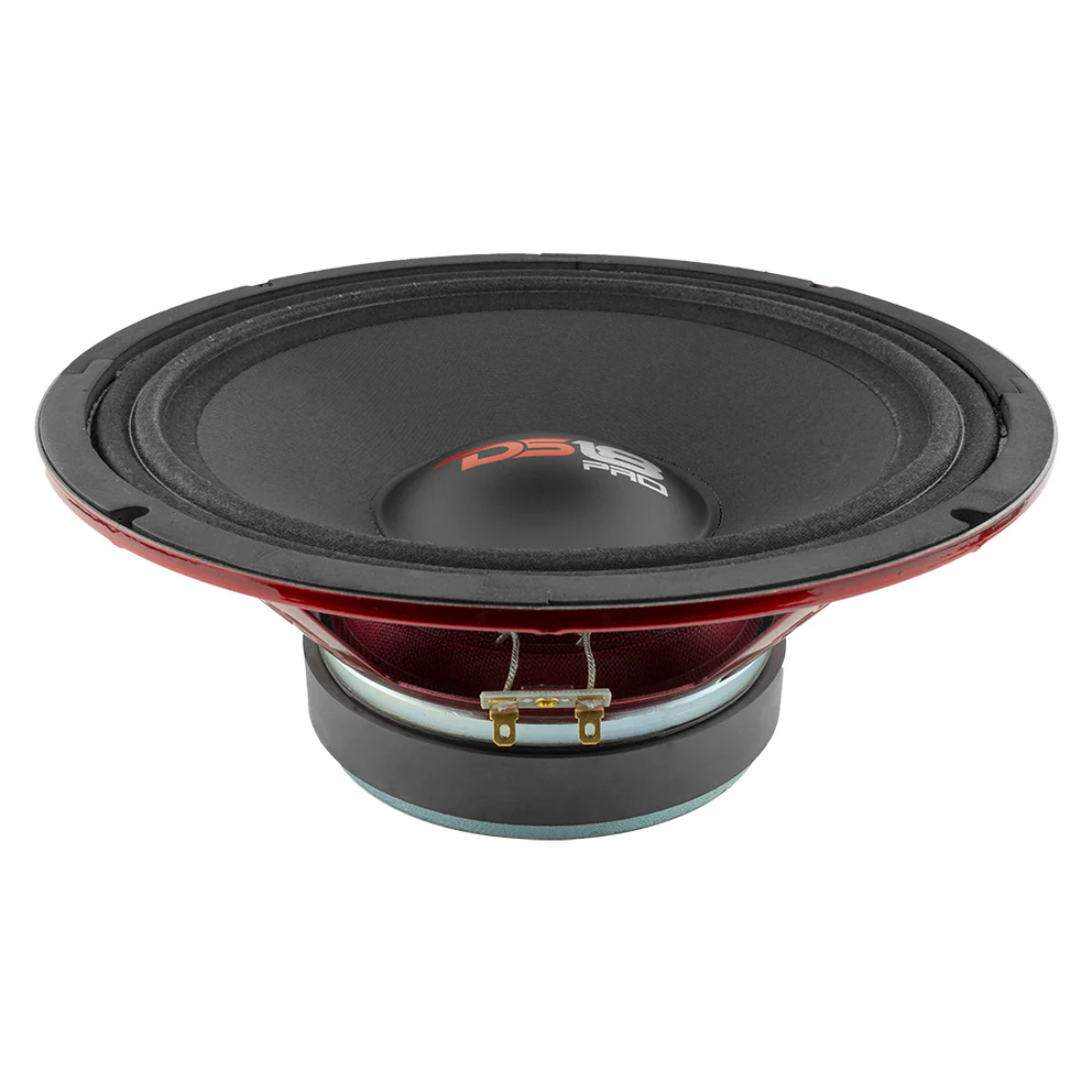 DS18 PRO-X10.4M 10" 600W Max 4-Ohm Car Audio Mid-Range Loudspeaker (Single)