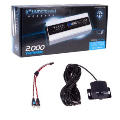Soundstream DPA1.2000D 1-CH Monoblock 2000W Peak Class-D Car Audio Amplifier