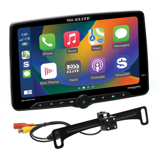 Boss Audio BE14ACP.WXC 14" 1-DIN Digital Multimedia Receiver w/ Rear View Camera